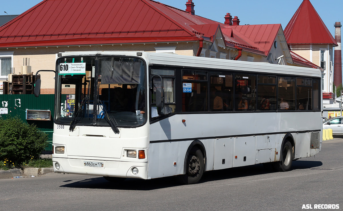 Ленинградская область, ЛиАЗ-5256.58 № 3508