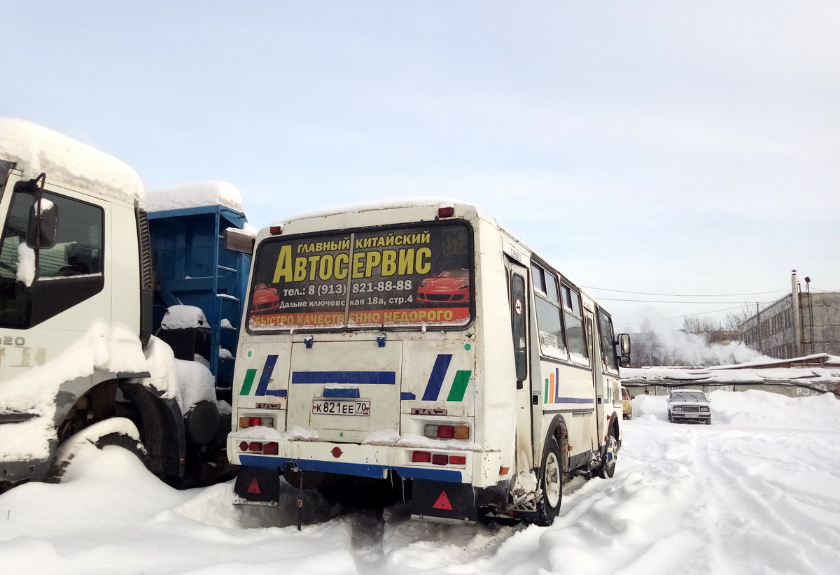 Томская область, ПАЗ-32054 № К 821 ЕЕ 70