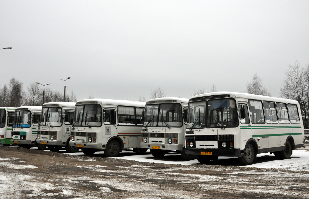 Московская область, ПАЗ-32054 № 231; Московская область, ПАЗ-32054-07 № ВС 191 50; Московская область, ПАЗ-32054-07 № ВС 192 50; Московская область, ПАЗ-32054-07 № ВС 190 50; Московская область, ПАЗ-32054 № АК 366 50