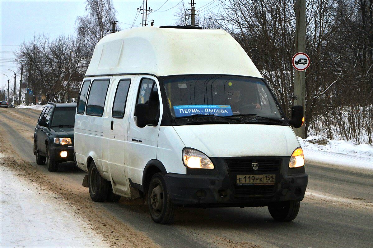 Kraj Permski, Luidor-225000 (GAZ-322120) Nr Е 119 РК 159