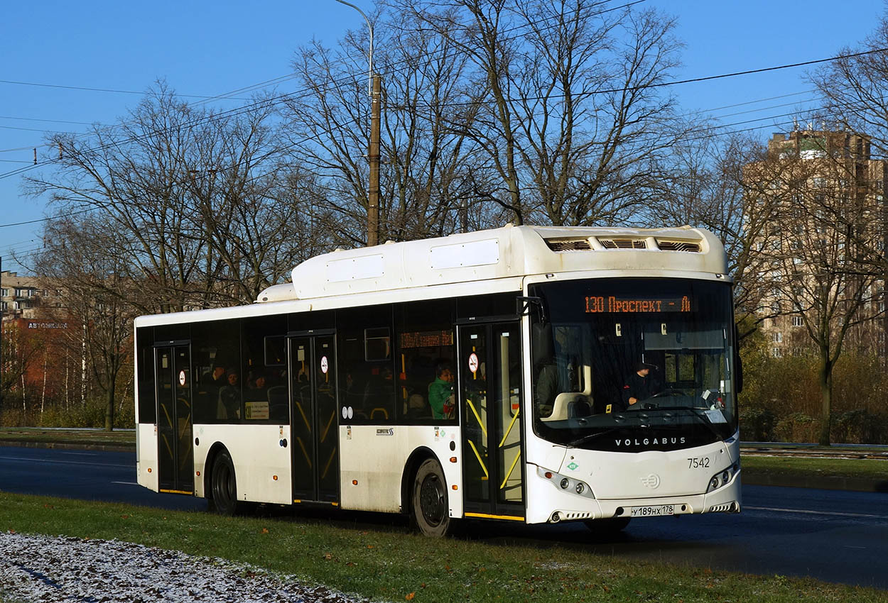 Санкт-Петербург, Volgabus-5270.G2 (CNG) № 7542