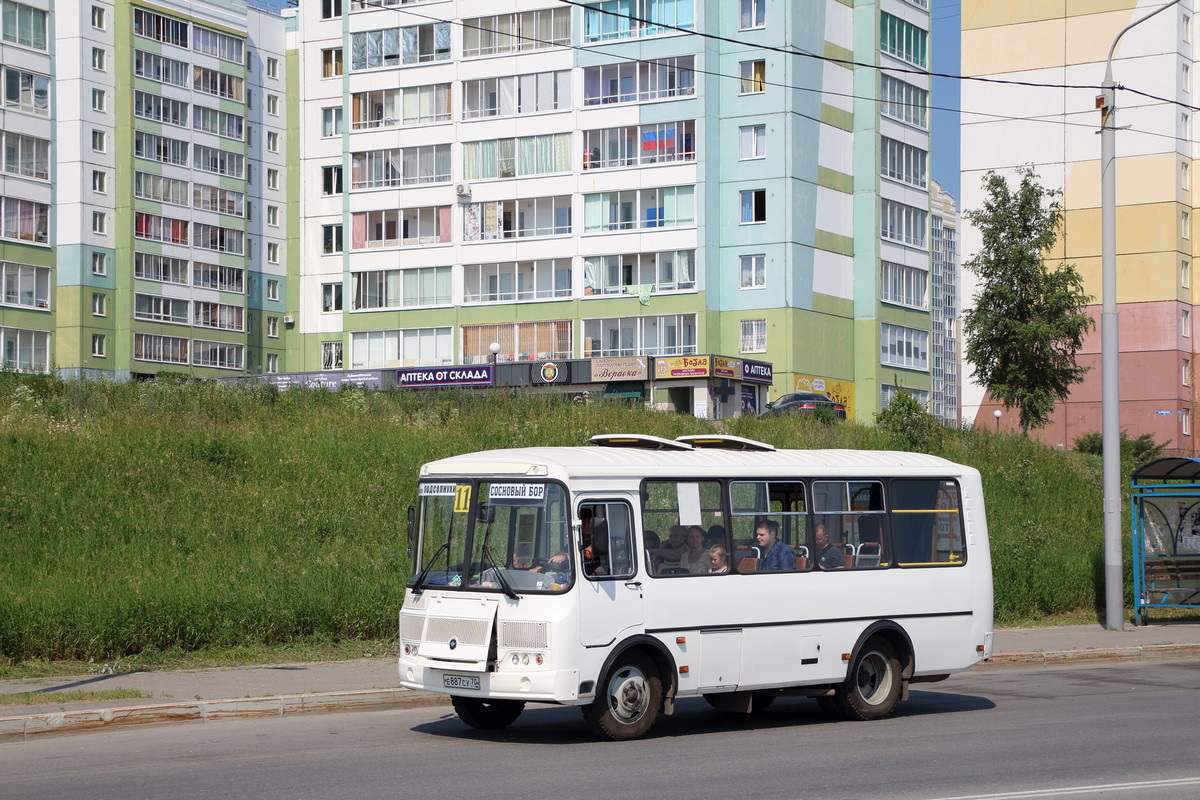 Томская область, ПАЗ-32054 № Е 887 СУ 70