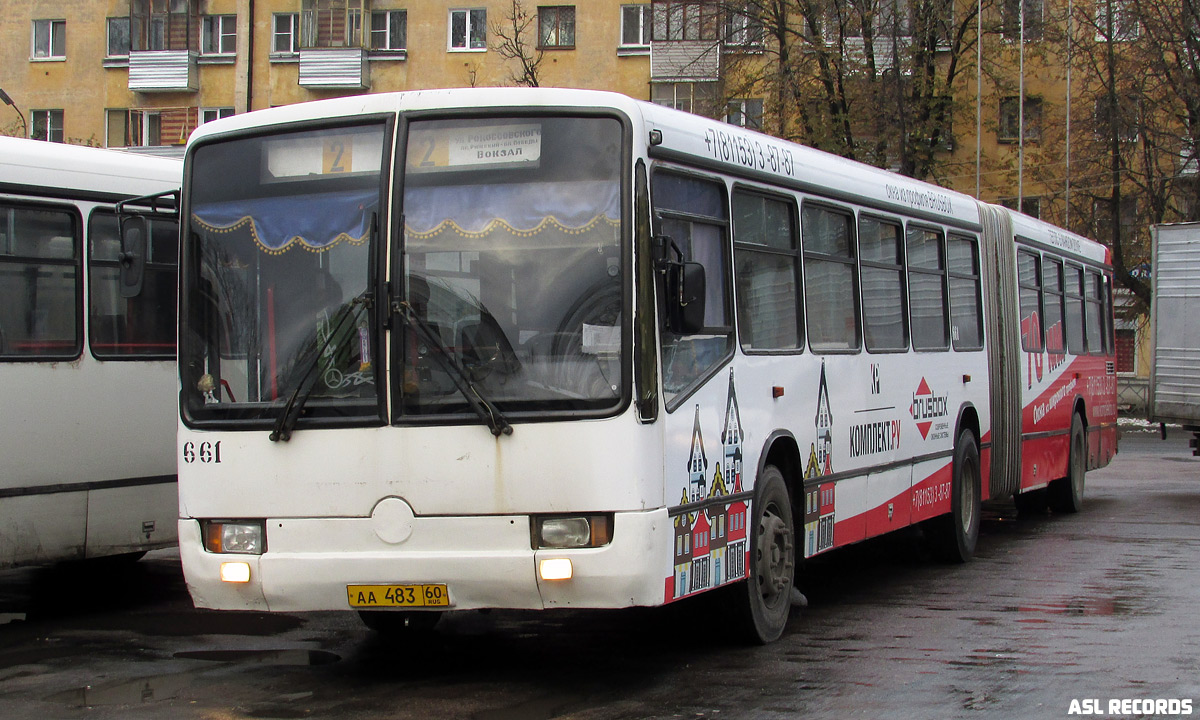 Псковская область, Mercedes-Benz O345G № 661