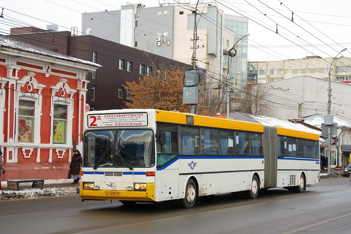 Саратовская область, Mercedes-Benz O405G № АУ 638 64