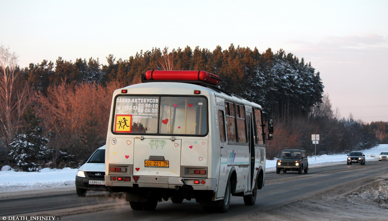 Томская область, ПАЗ-32053 № СС 221 70