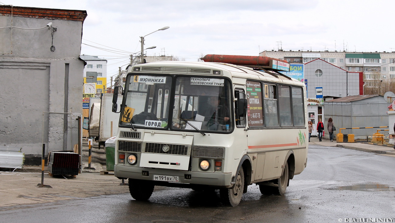 Томская область, ПАЗ-32054 № М 191 ВХ 70