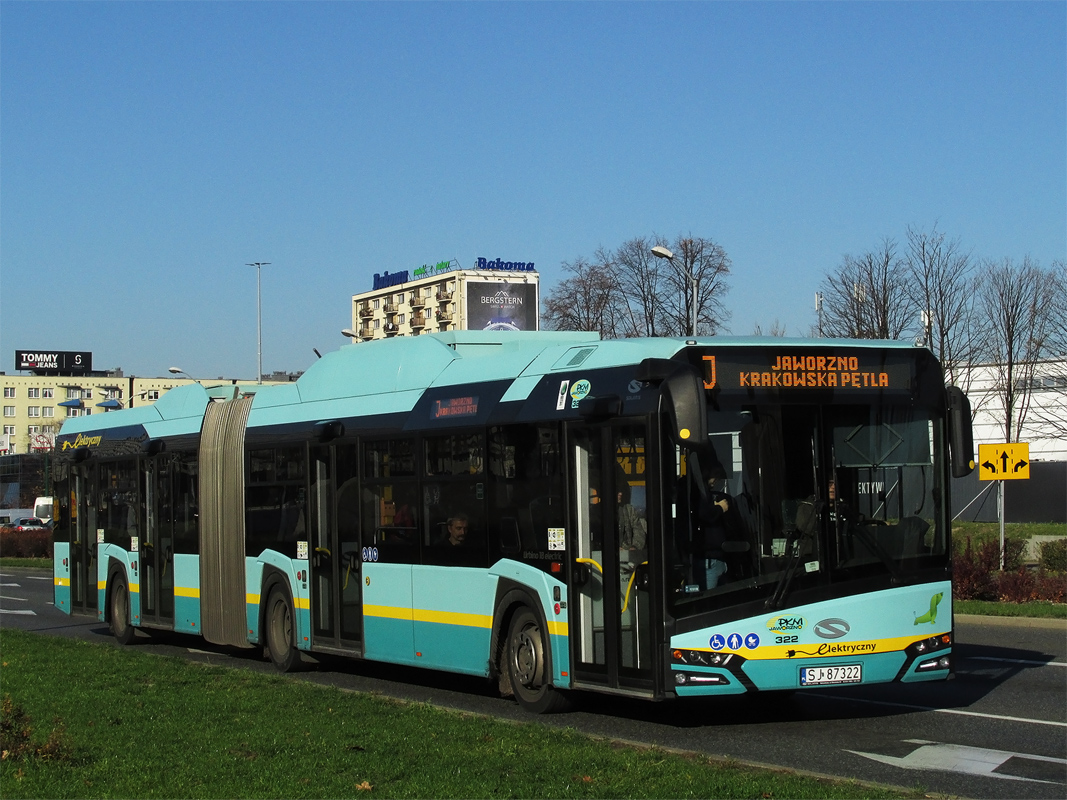 Польша, Solaris Urbino IV 18 electric № 322