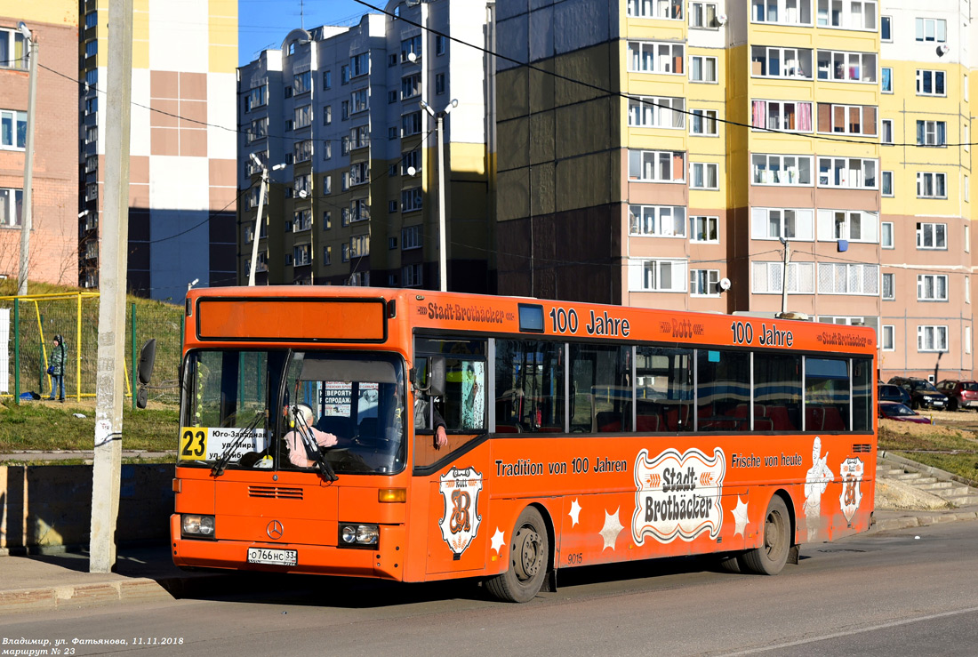 Vladimir region, Mercedes-Benz O405 Nr. О 766 НС 33