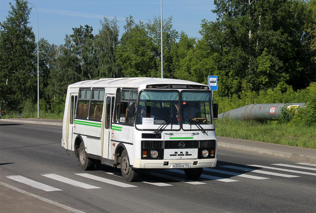 Красноярский край, ПАЗ-32051-110 № Н 353 НЕ 124