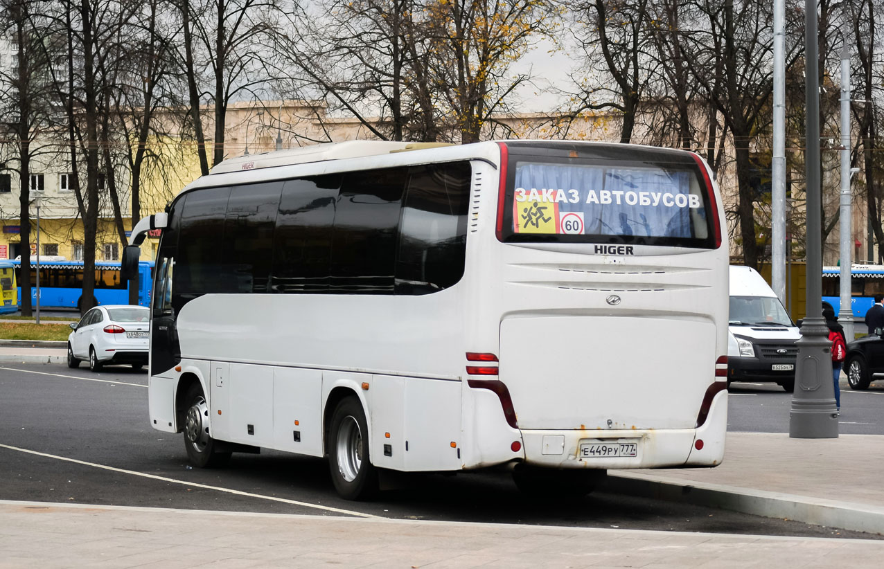 Москва, Higer KLQ6885Q № Е 449 РУ 777