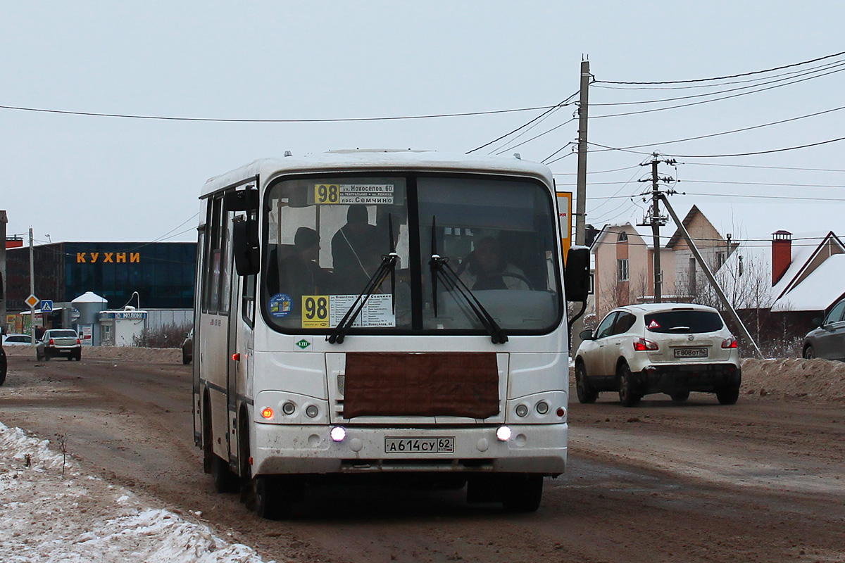 Рязанская область, ПАЗ-320302-11 № А 614 СУ 62