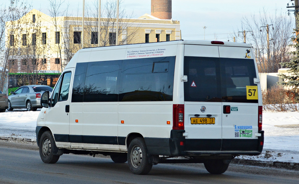 Тюменская область, FIAT Ducato 244 CSMMC-RLL, -RTL № АЕ 498 72