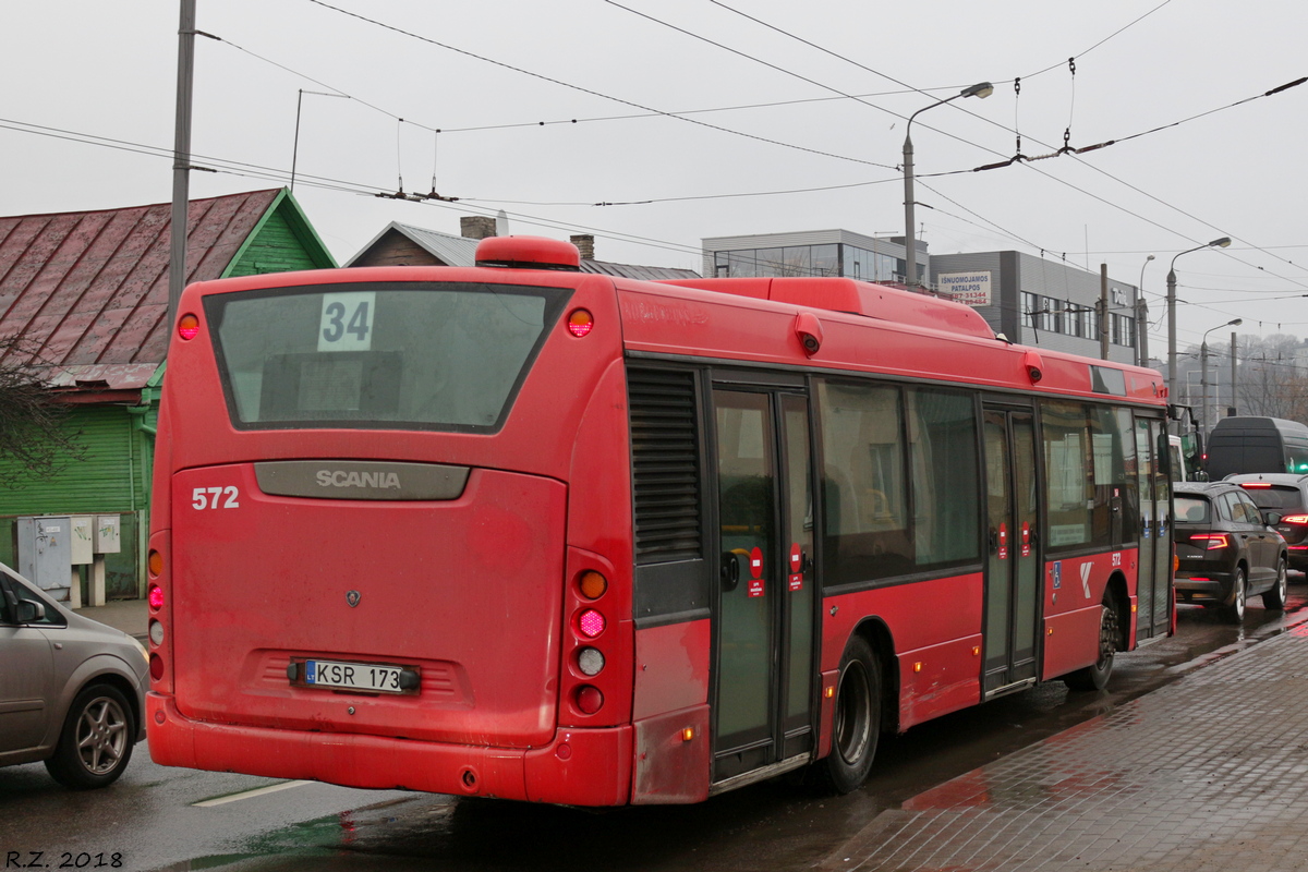 Литва, Scania OmniCity II № 572