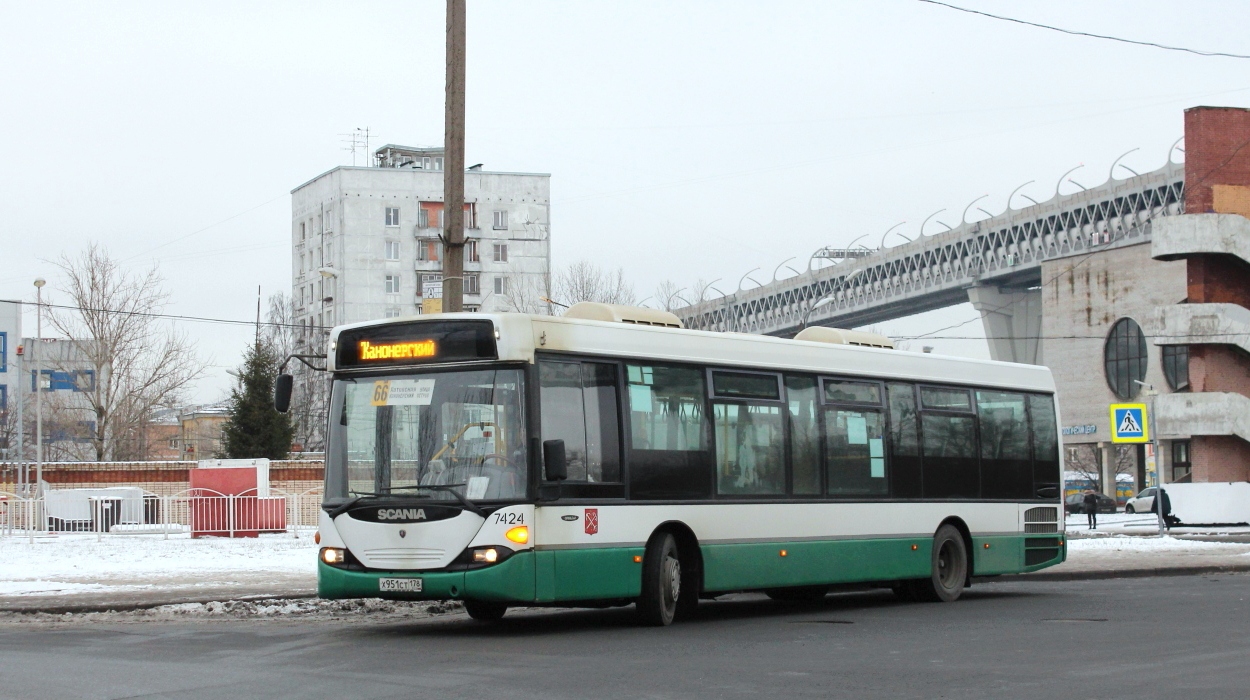 Санкт-Петербург, Scania OmniLink I (Скания-Питер) № 7424