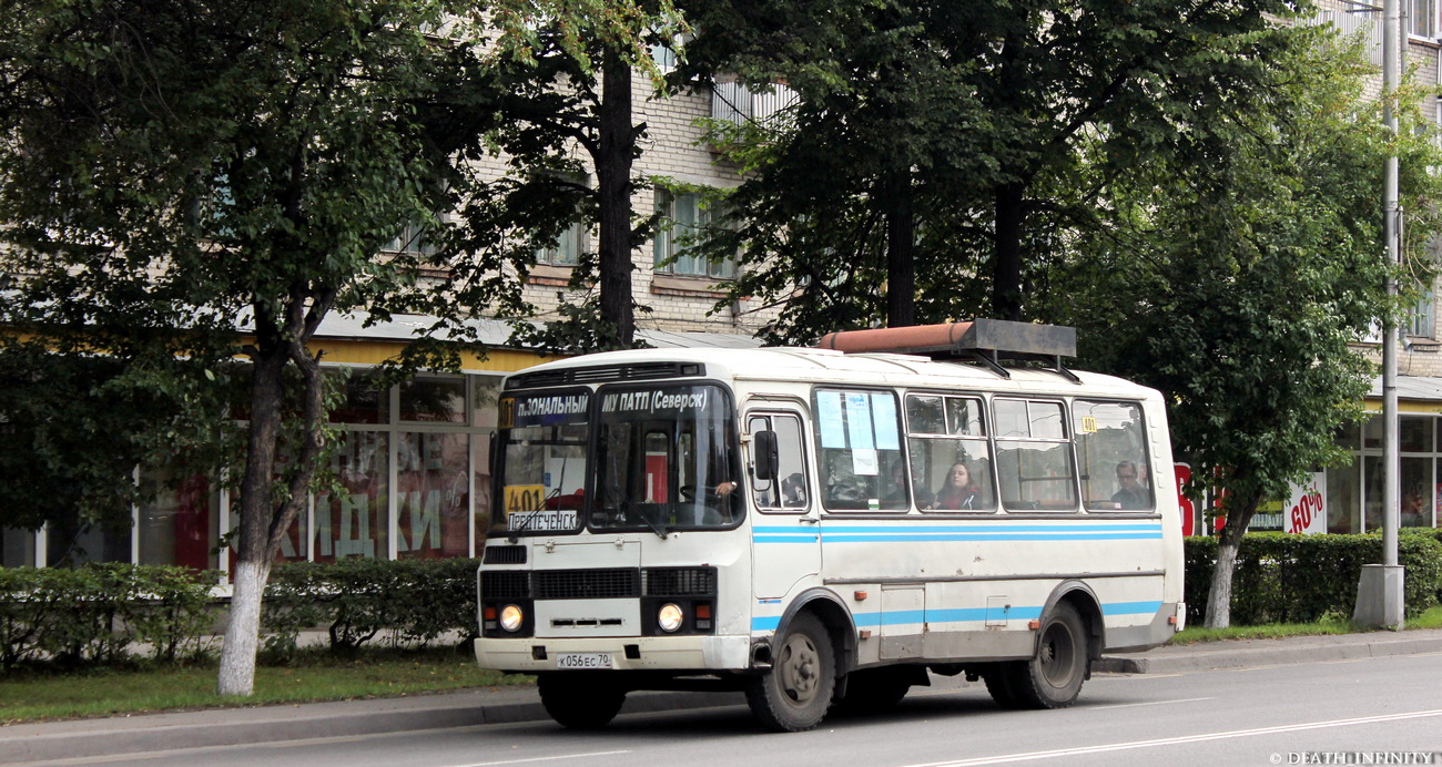 Томская область, ПАЗ-32054 № К 056 ЕС 70