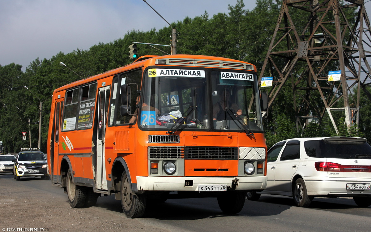 Томская область, ПАЗ-32054 № К 343 ТТ 70