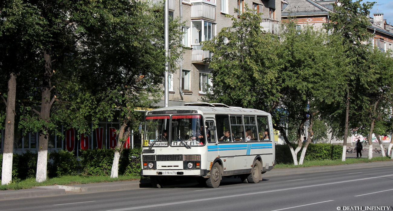 Томская область, ПАЗ-32054 № Е 518 РМ 70