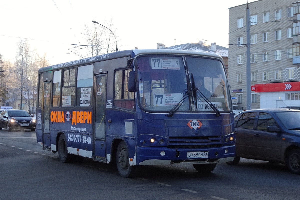 Ярославская область, ПАЗ-320402-03 № 822