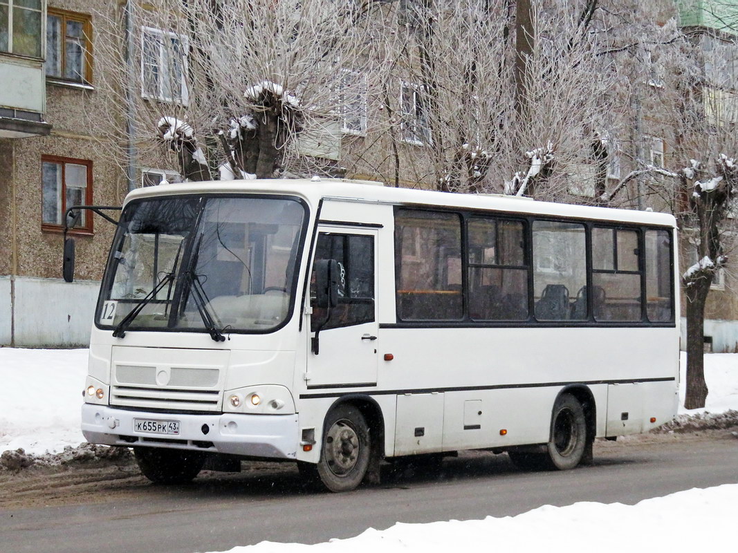 Kirov region, PAZ-320402-05 č. К 655 РК 43