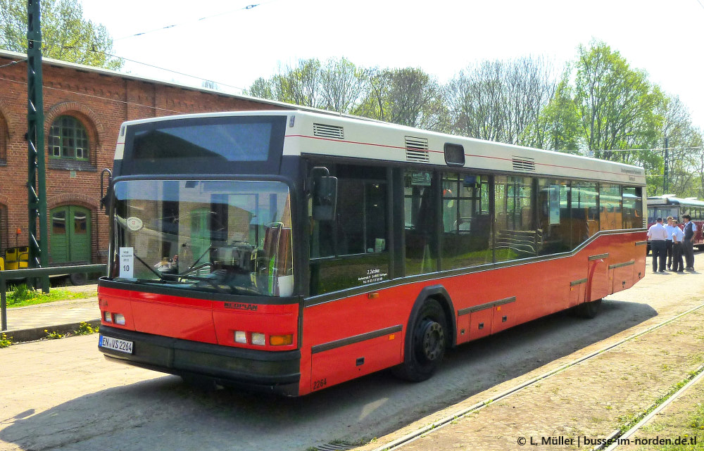 Северный Рейн-Вестфалия, Neoplan N4014NF № 2264; Нижняя Саксония — Bustreffen Wehmingen Hannoversches Straßenbahnmuseum 05.05.2013