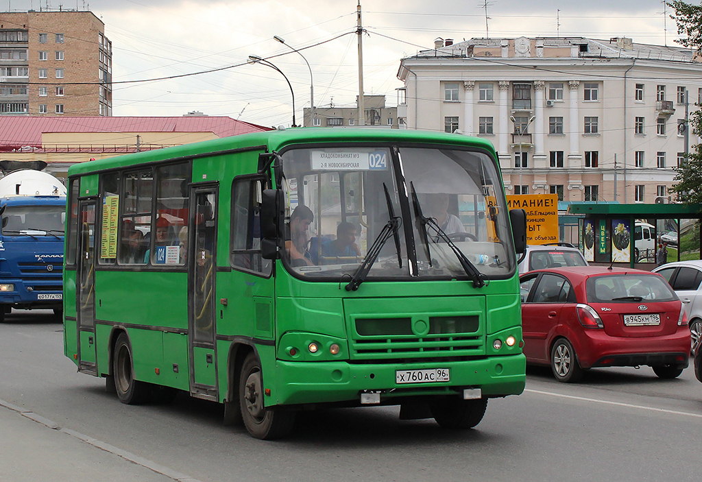 Свердловская область, ПАЗ-320402-05 № Х 760 АС 96