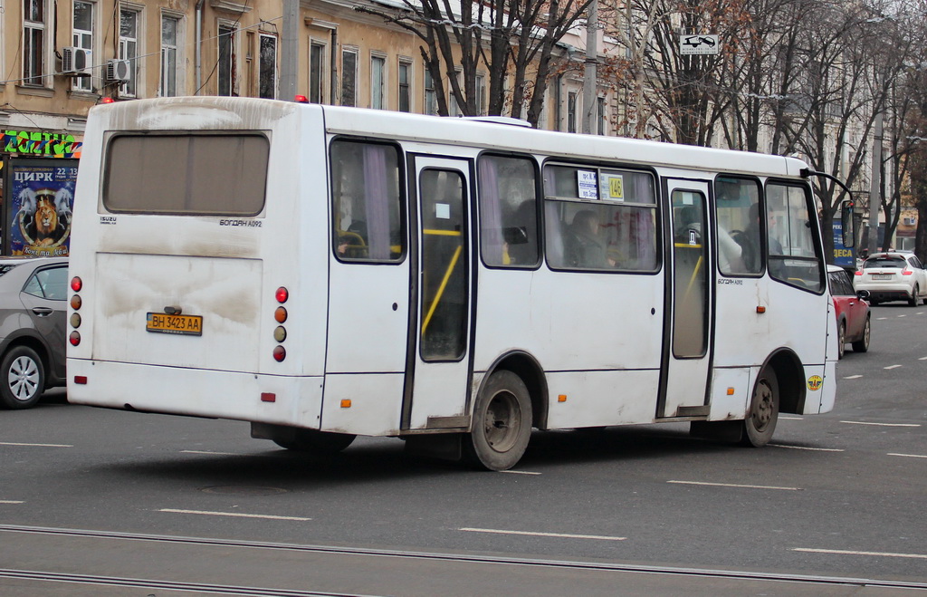 Одесская область, Богдан А09202 (ЛуАЗ) № BH 3423 AA