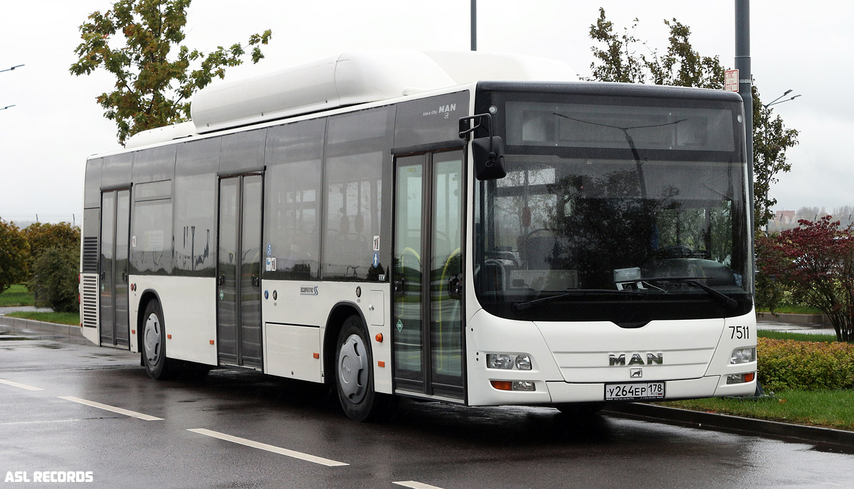 Санкт-Петербург, MAN A21 Lion's City NL313 CNG № 7511