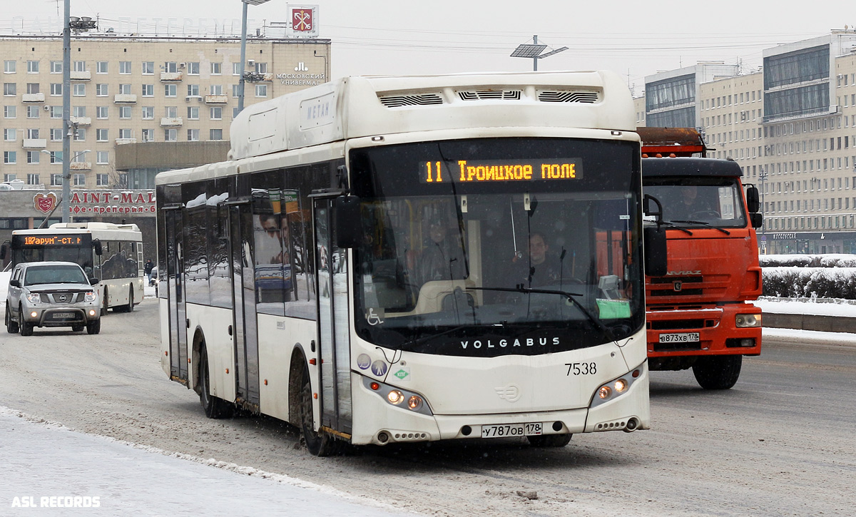 Санкт-Петербург, Volgabus-5270.G2 (CNG) № 7538