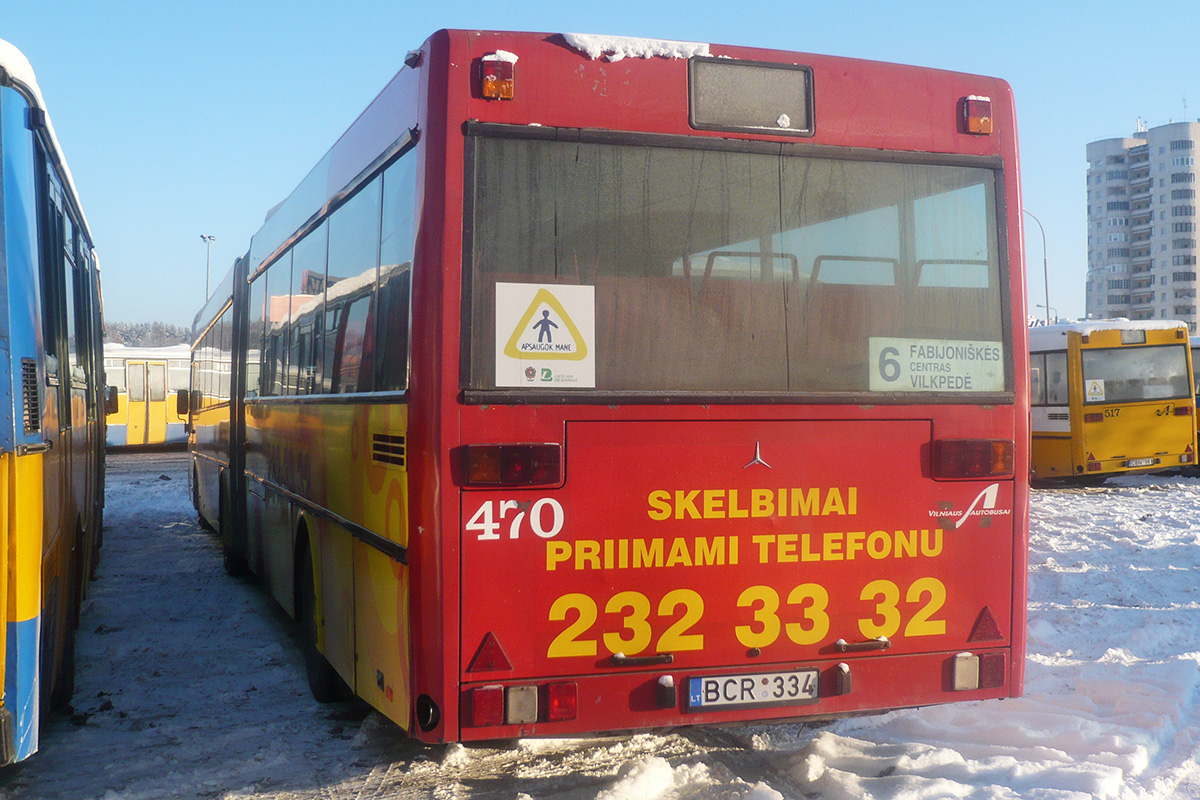 Литва, Mercedes-Benz O405G № 470