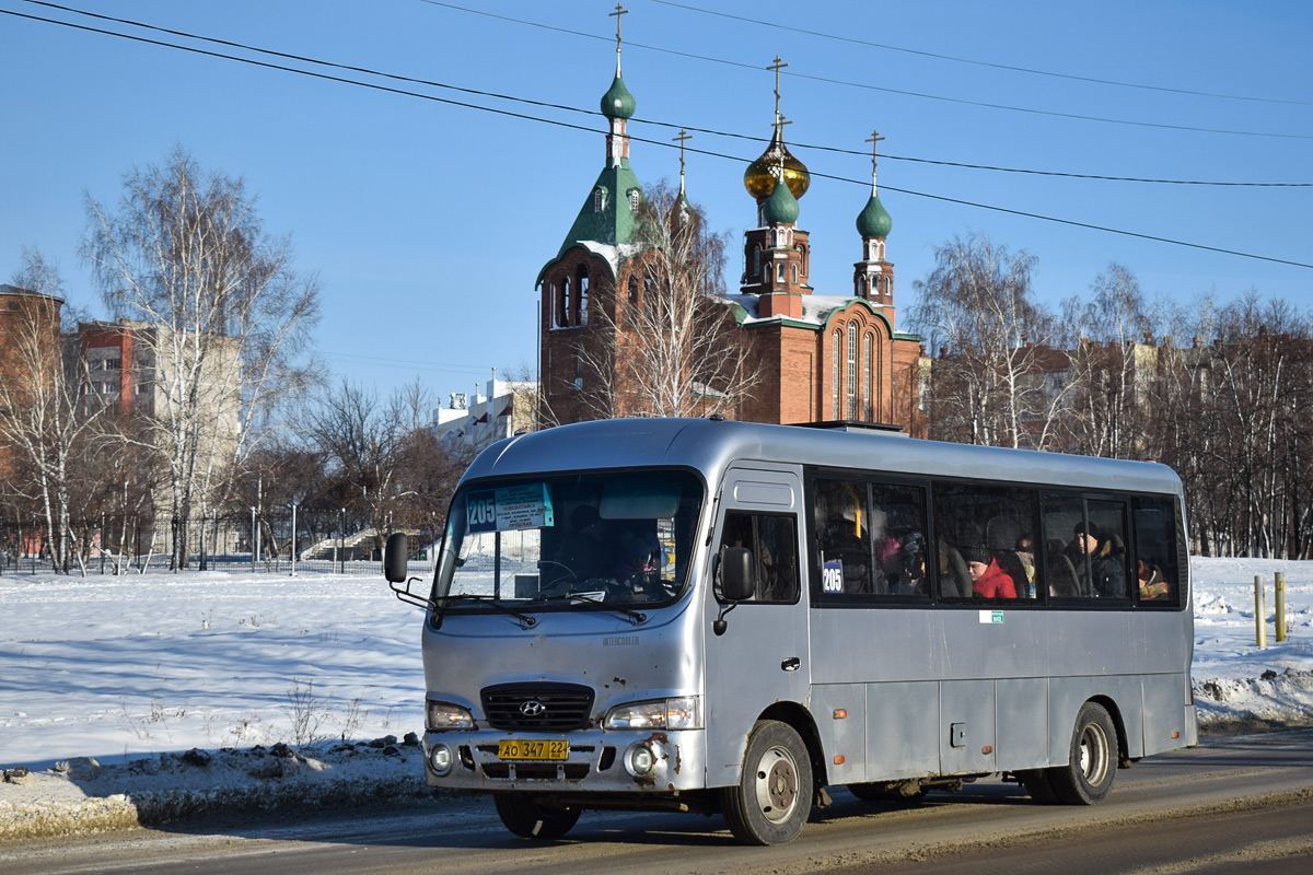 Алтайский край, Hyundai County LWB C11 (ТагАЗ) № АО 347 22