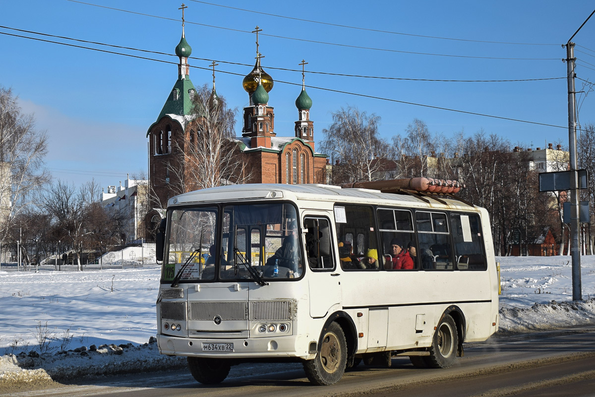 Алтайский край, ПАЗ-32054 № М 634 ХВ 22