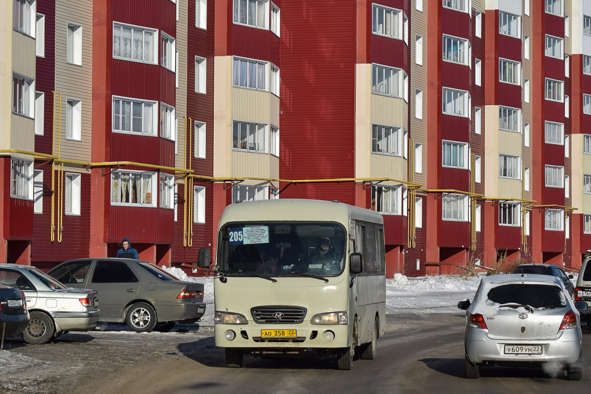 Алтайский край, Hyundai County SWB C08 (РЗГА) № АО 358 22