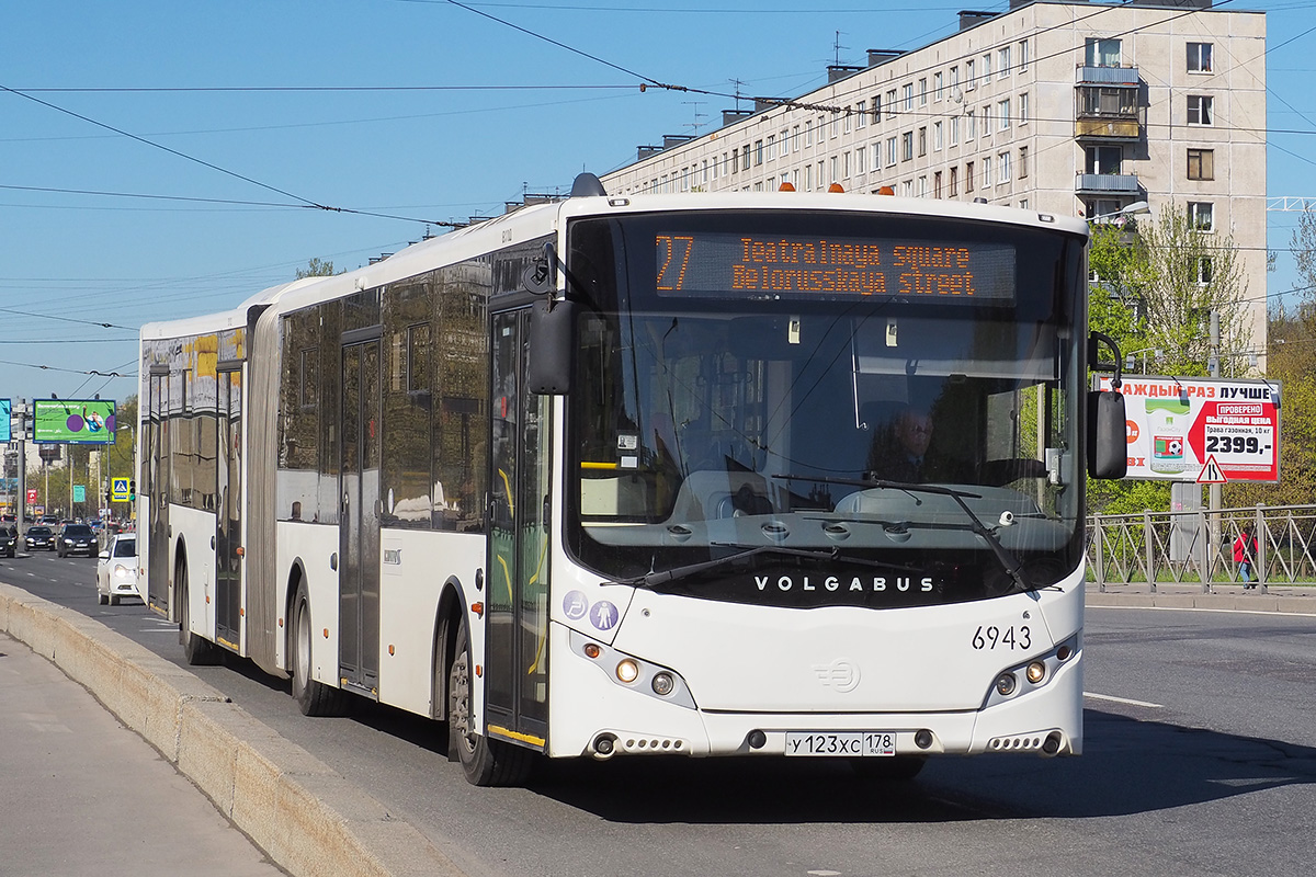 Санкт-Петербург, Volgabus-6271.05 № 6943