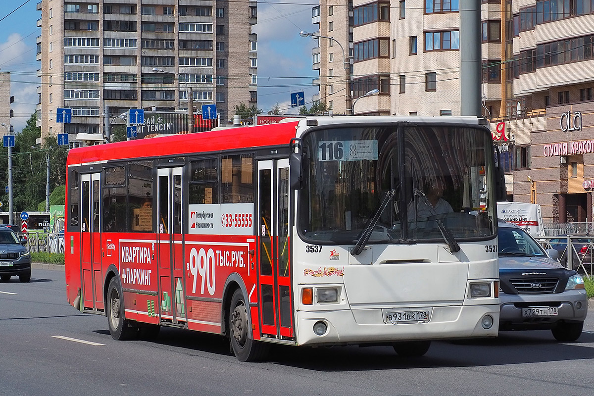 Санкт-Петербург, ЛиАЗ-5293.53 № 3537