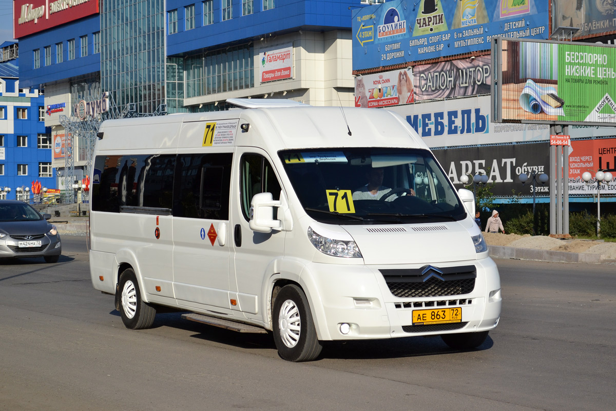 Цюменская вобласць, Нижегородец-2227W (Citroёn Jumper) № АЕ 863 72