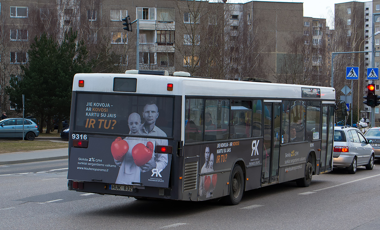 Литва, Mercedes-Benz O405N2 № 9316