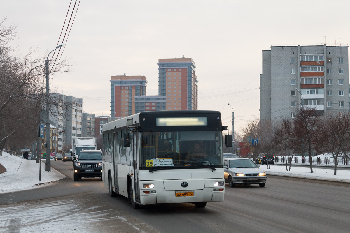 Тюменская область, Yutong ZK6118HGA № АО 491 72