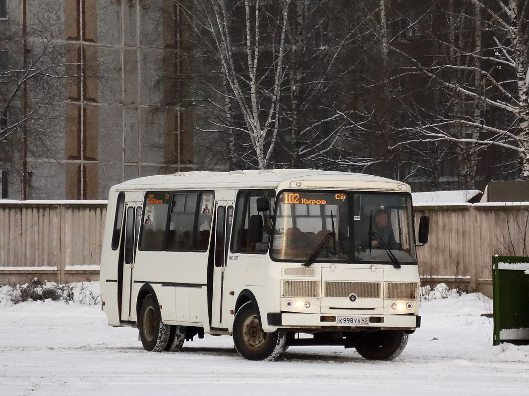 Кировская область, ПАЗ-4234-05 № К 998 УА 43