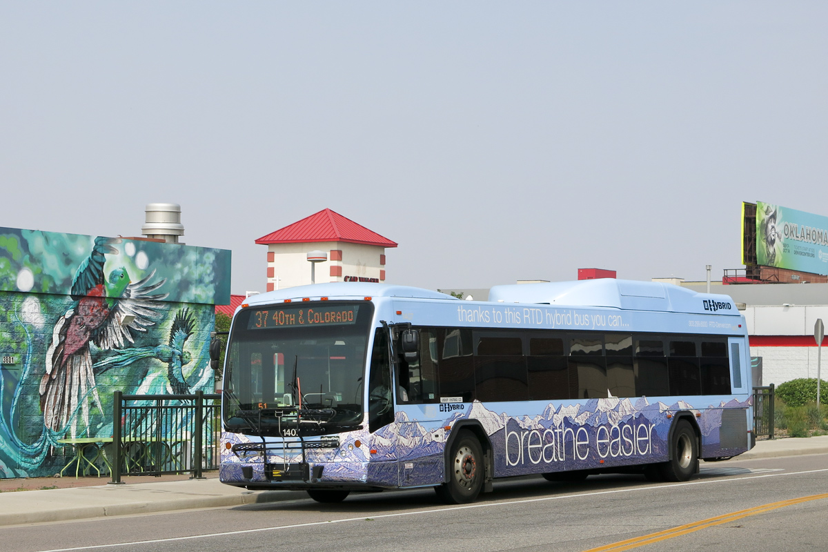 США, Gillig BRT HEV 40' № 1407