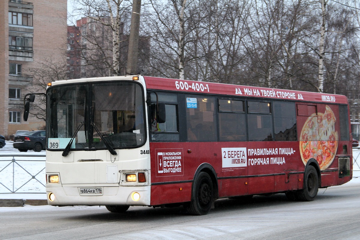 Санкт-Петербург, ЛиАЗ-5293.53 № 3440