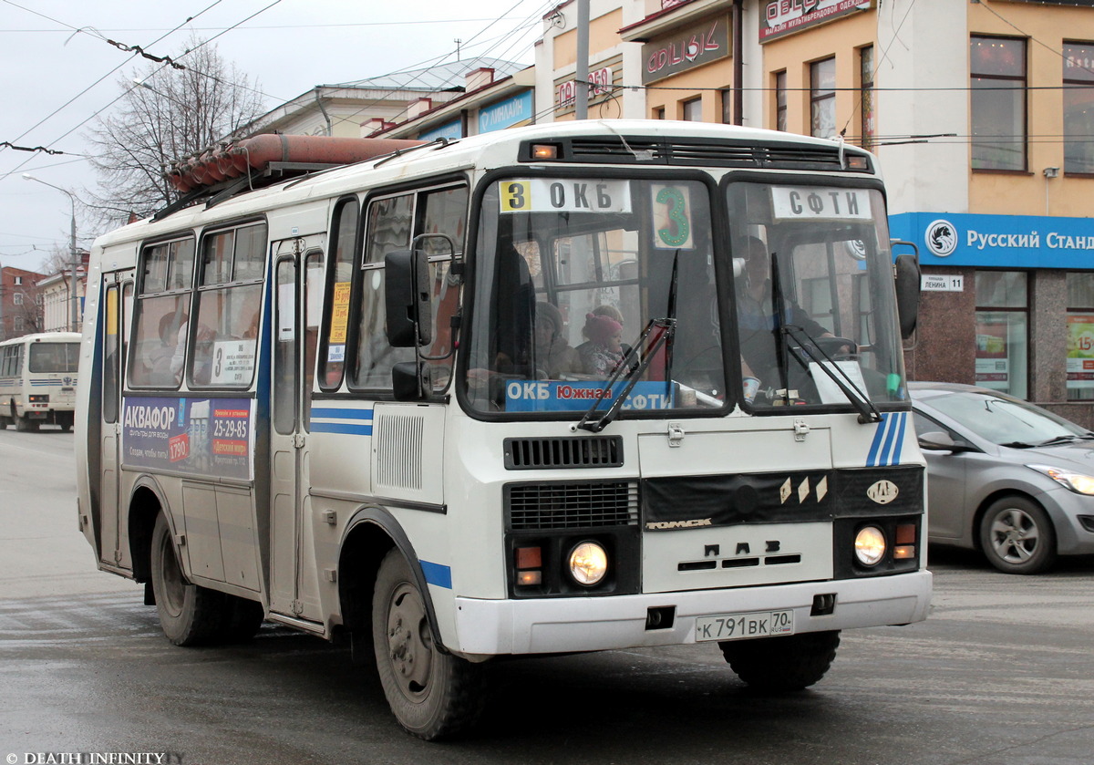 Томская область, ПАЗ-32054 № К 791 ВК 70