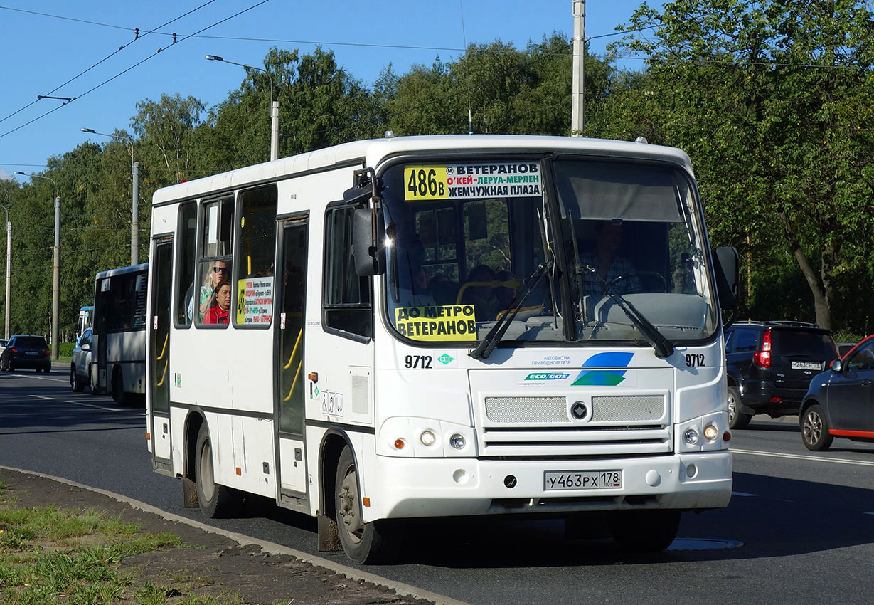 Санкт-Петербург, ПАЗ-320302-11 № 9712