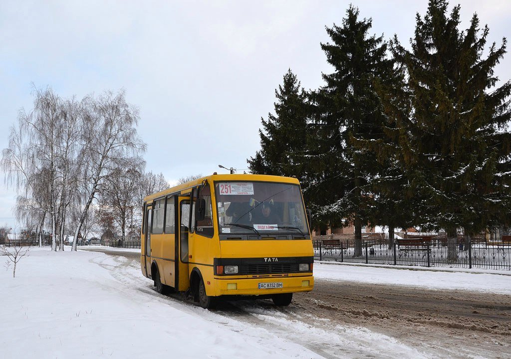 Валынская вобласць, БАЗ-А079.14 "Подснежник" № AC 8352 BM