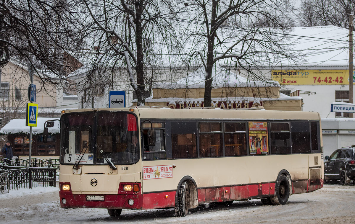 Ярославская область, ЛиАЗ-5256.53 № 638