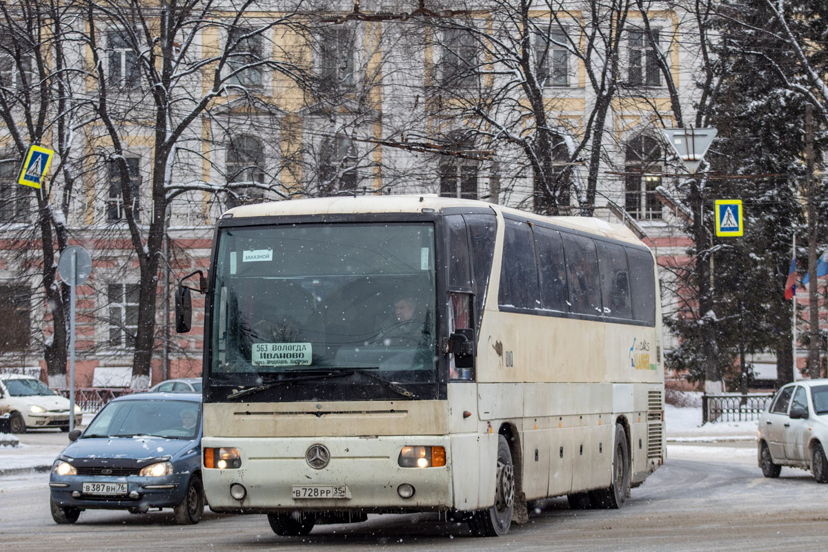 Вологодская область, Mercedes-Benz O350-15RHD Tourismo № 010