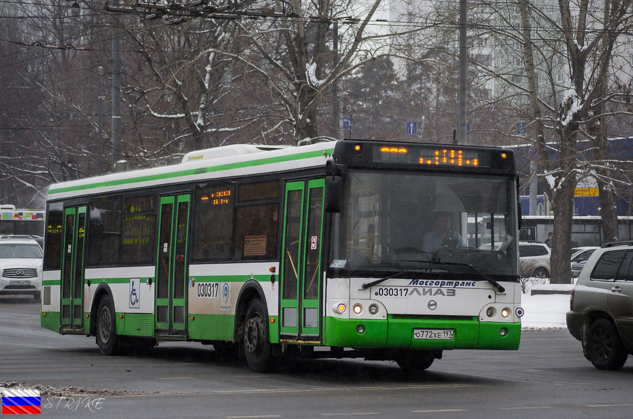 Moskau, LiAZ-5292.22 (2-2-2) Nr. 030317