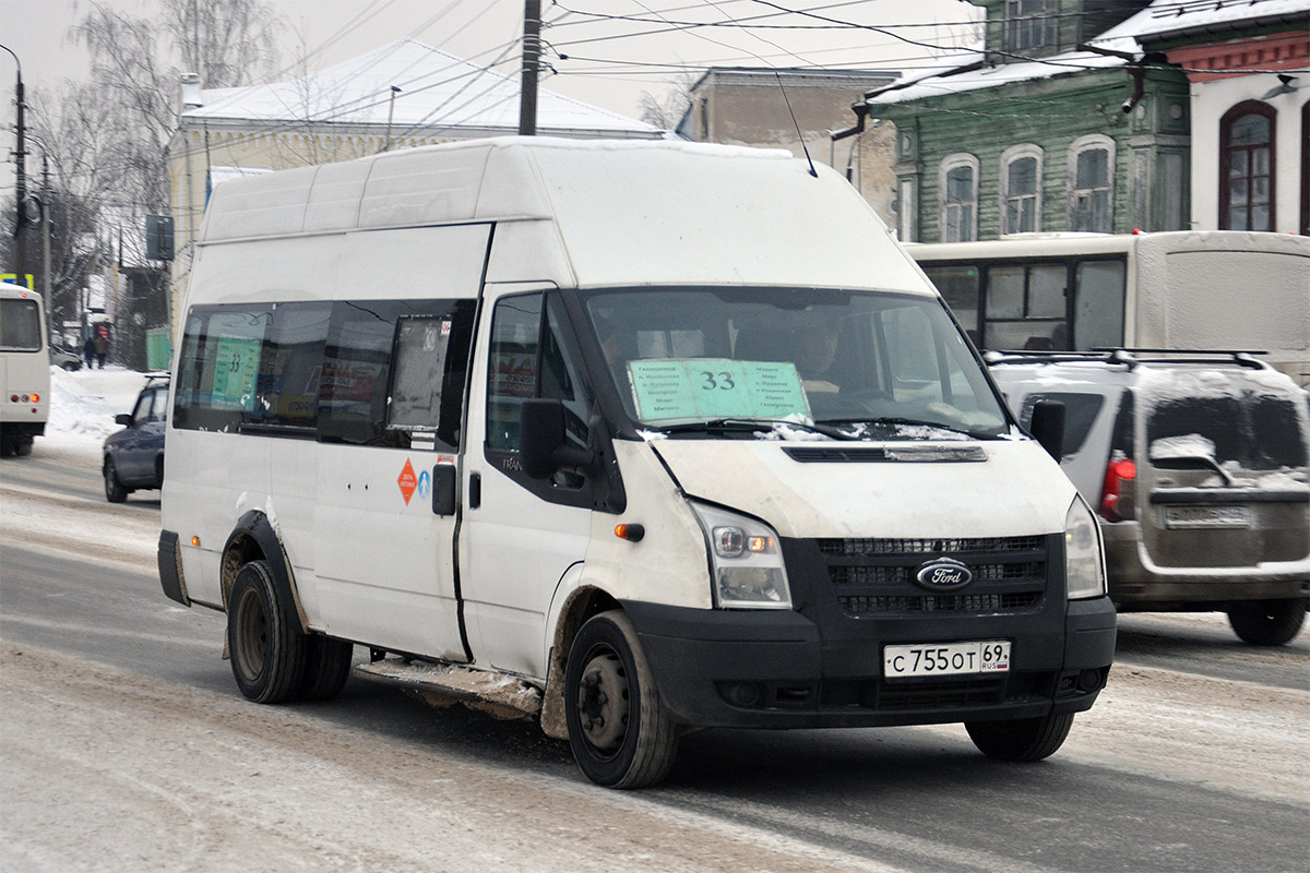 Tver region, Nizhegorodets-222709  (Ford Transit) # С 755 ОТ 69