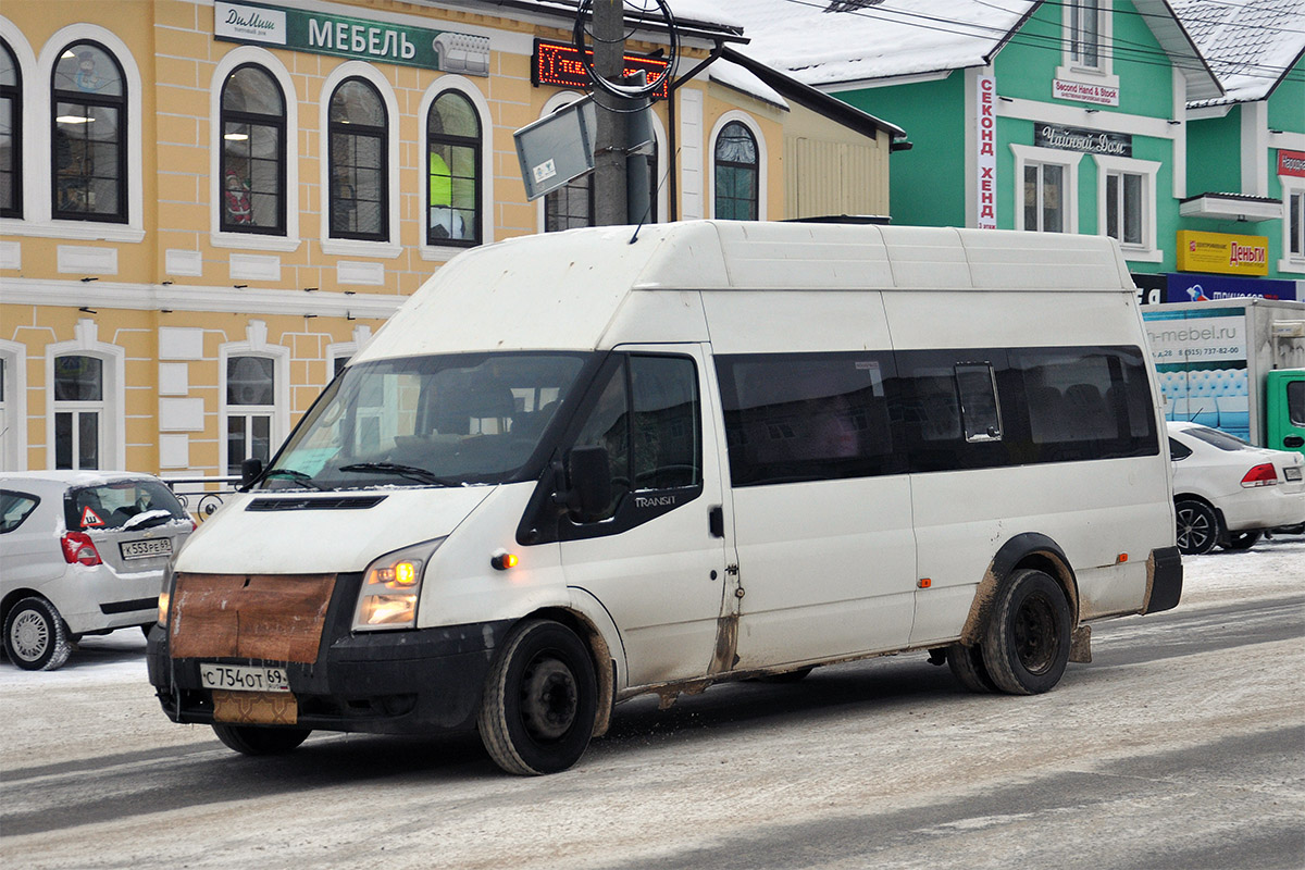 Tver Region, Nizhegorodets-222709  (Ford Transit) Nr. С 754 ОТ 69