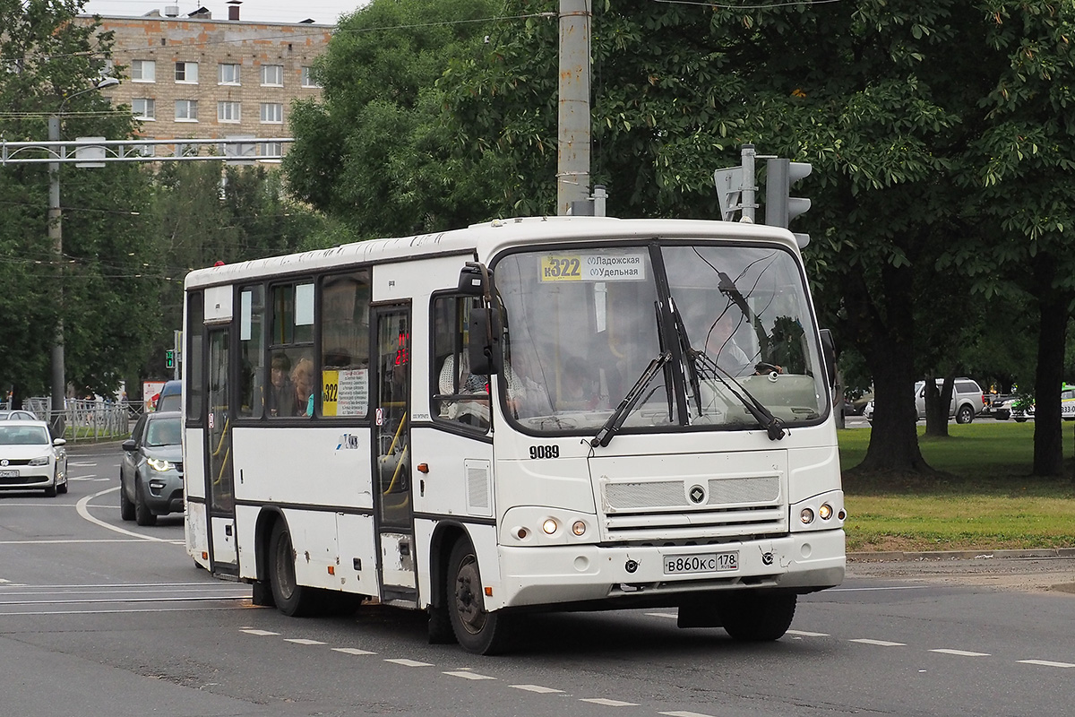 Санкт-Петербург, ПАЗ-320402-05 № 9089