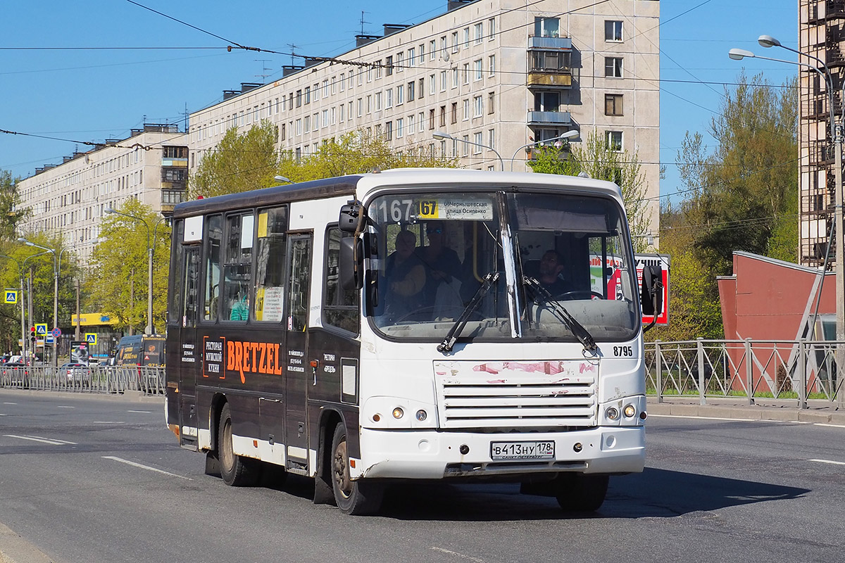 Санкт-Петербург, ПАЗ-320402-05 № 8795